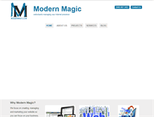 Tablet Screenshot of modernmagic.com
